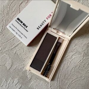 Beauty For Real Brow Max Ombre Brow Powder Trio in Deep BNIB